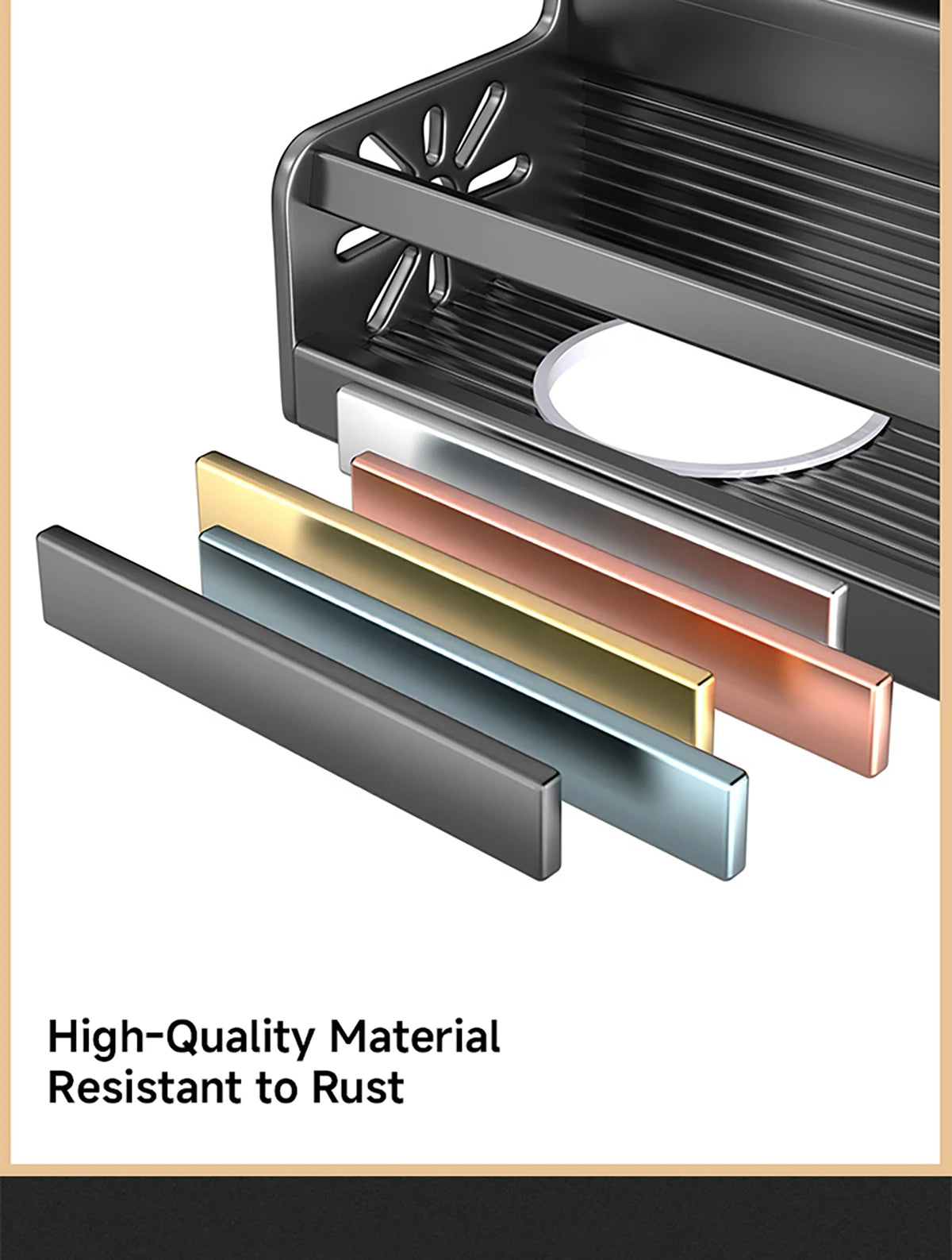 Wall-Mounted Kitchen Shelf