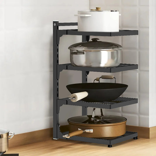 Adjustable Pot Rack — 2 to 4 Tiers