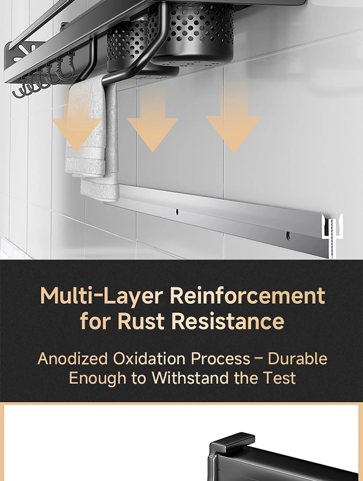 Wall-Mounted Kitchen Shelf