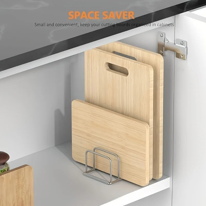 Pot Lid & Cutting Board Organizer