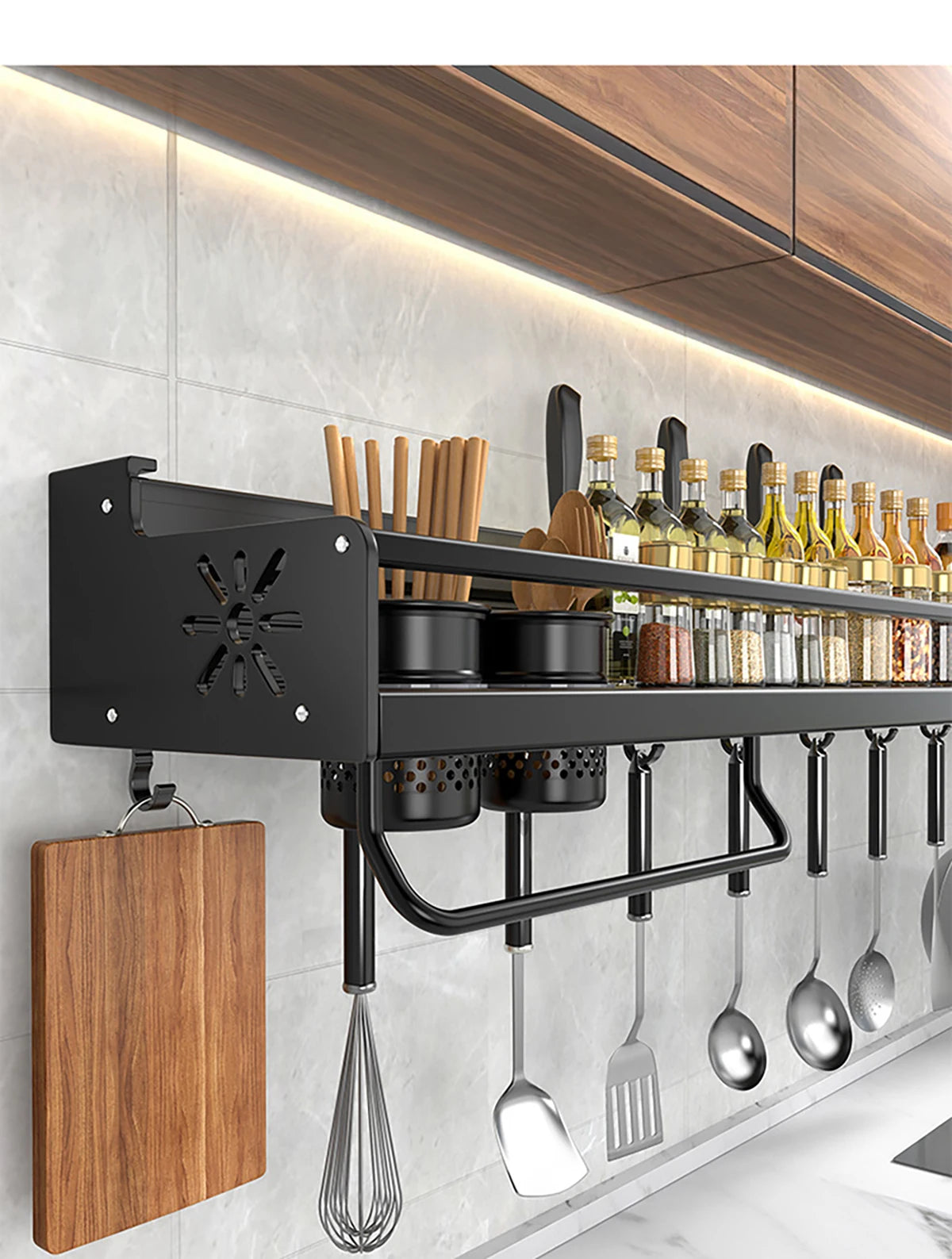 Wall-Mounted Kitchen Shelf