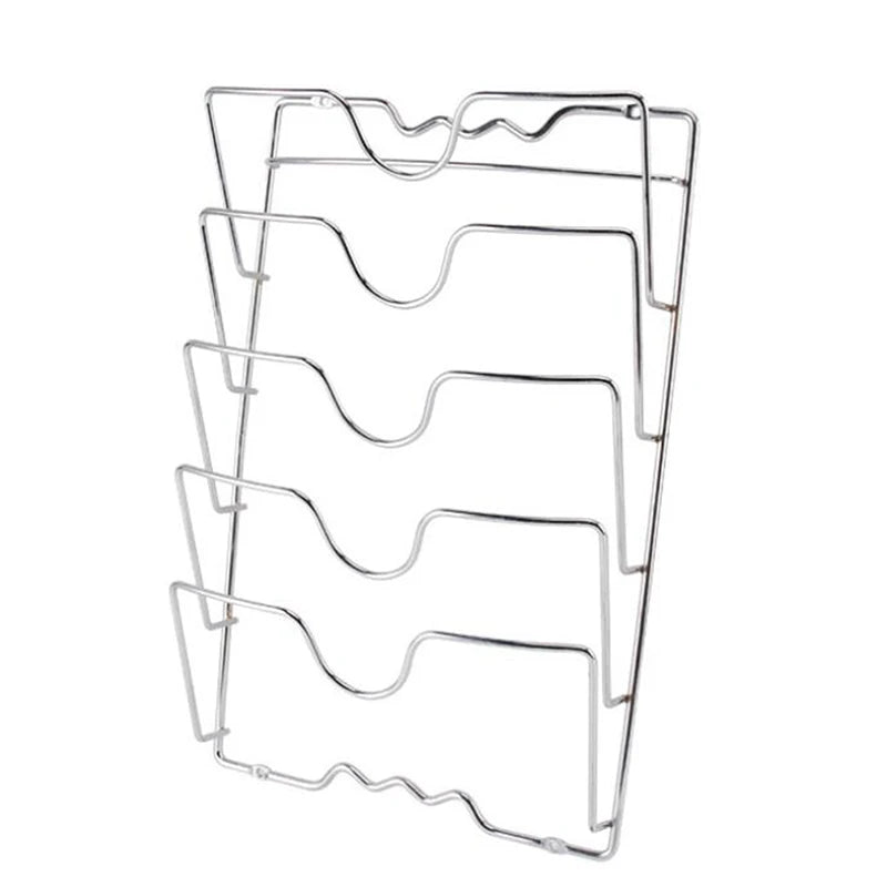 Wall-Mounted Pot Lid Rack